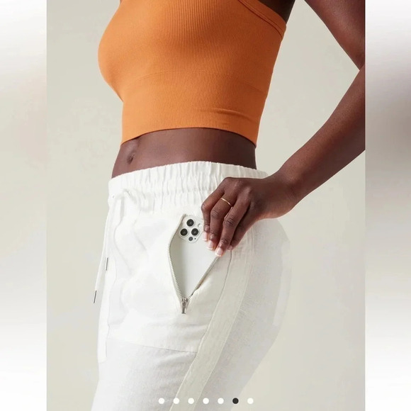 ATHLETA CABO LINEN JOGGER - Picture 3 of 13